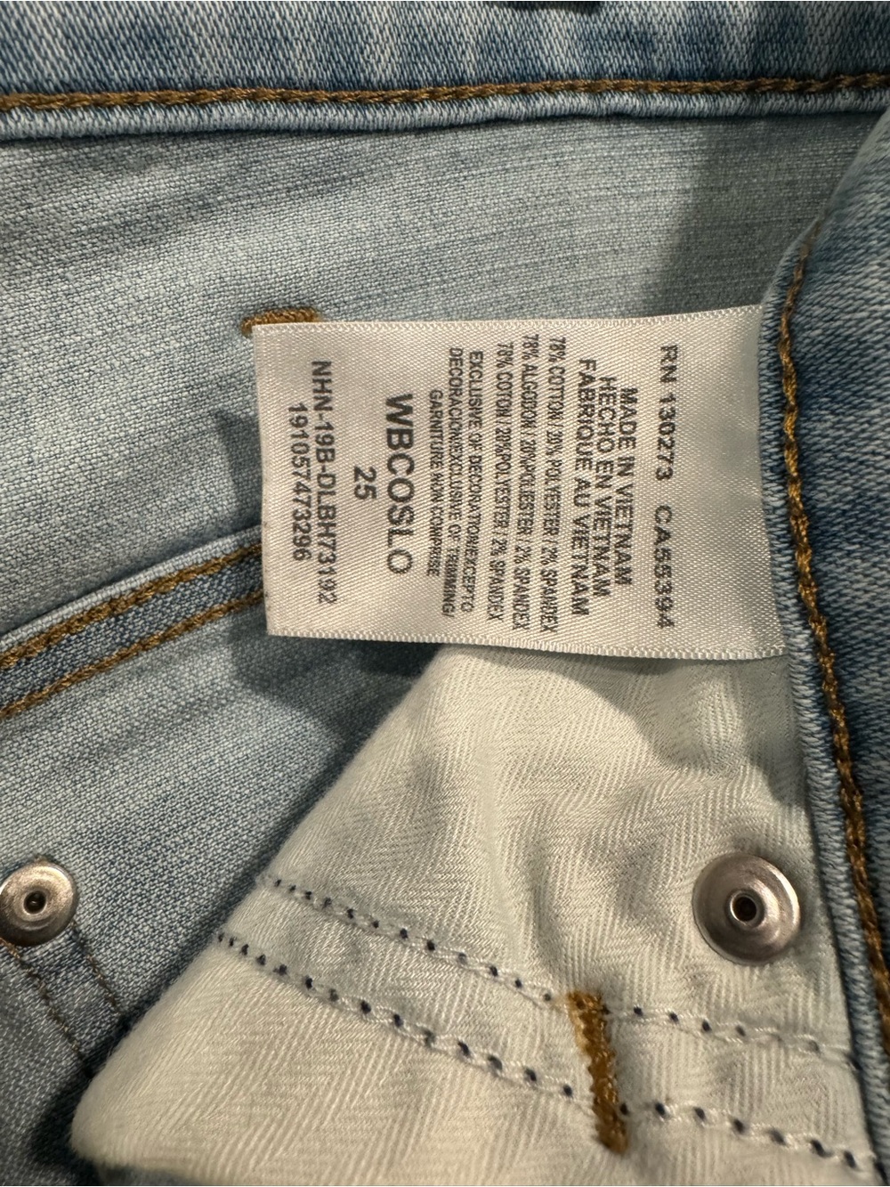 Wrangler Jean Shorts Size 25 - Picture 4 of 4